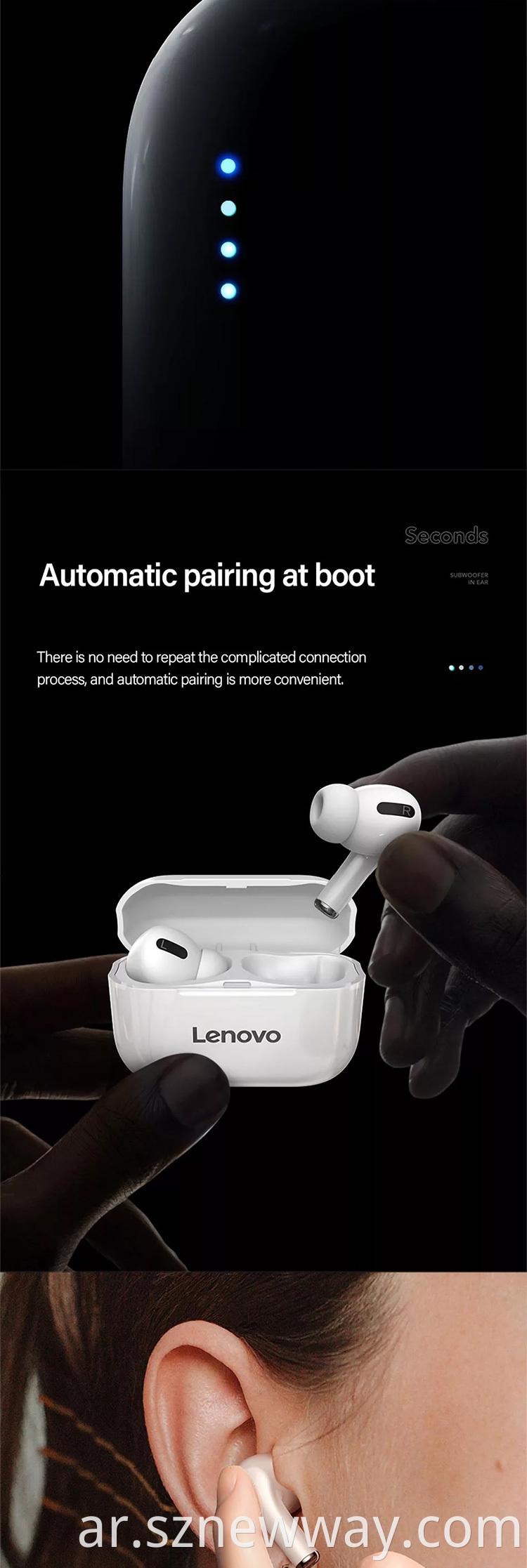 Lenovo Lp1s Earbuds